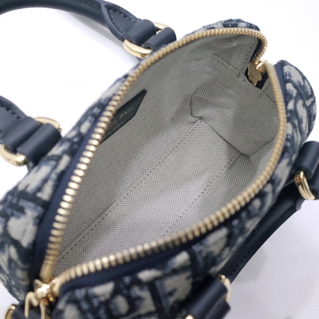 Dior Groove 17 Mini Bag Blue Dior Oblique Jacquard